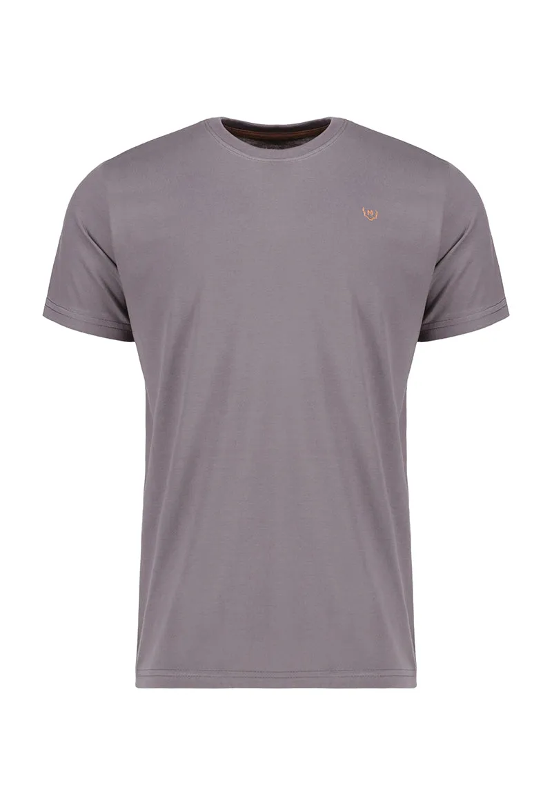 Basic crew neck - cement grey