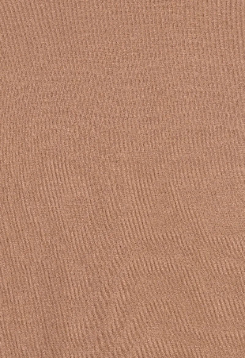 Basic crew neck - Khaki brown