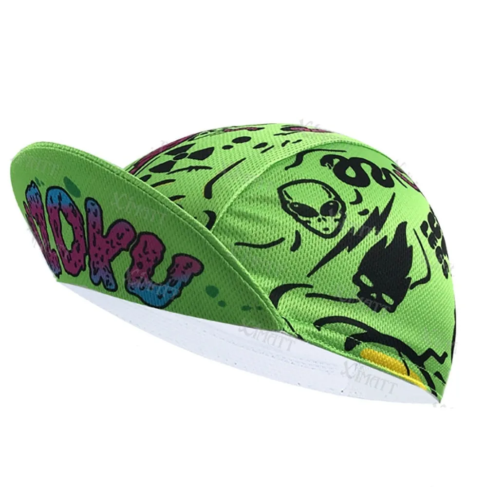 Cartoon Zombie Cat Banana Polyester Bicycle Sports Cycling Caps Cool Quick Dry Breathable Absorb Sweat Bike Balaclava