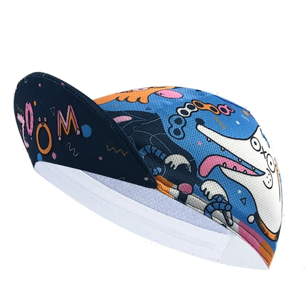 Cartoon Zombie Cat Banana Polyester Bicycle Sports Cycling Caps Cool Quick Dry Breathable Absorb Sweat Bike Balaclava