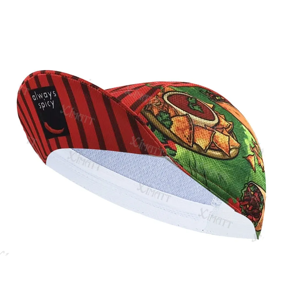 Cartoon Zombie Cat Banana Polyester Bicycle Sports Cycling Caps Cool Quick Dry Breathable Absorb Sweat Bike Balaclava