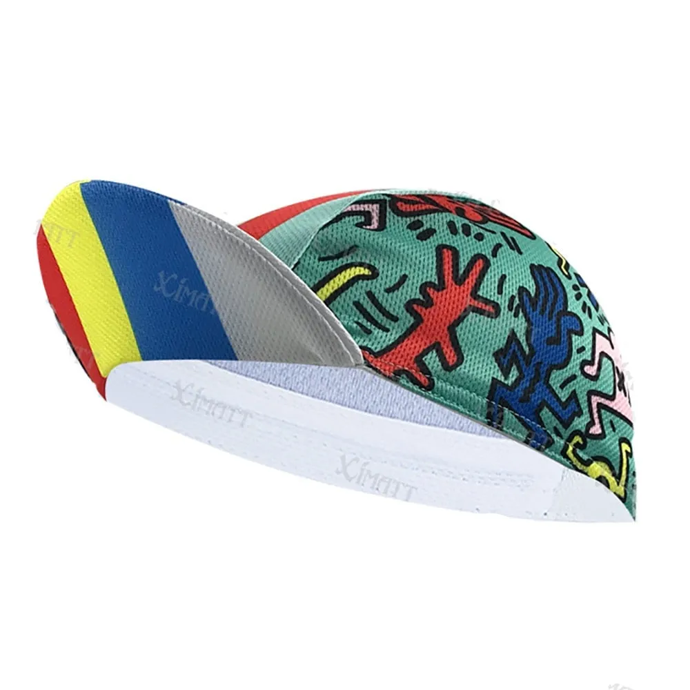 Cartoon Zombie Cat Banana Polyester Bicycle Sports Cycling Caps Cool Quick Dry Breathable Absorb Sweat Bike Balaclava