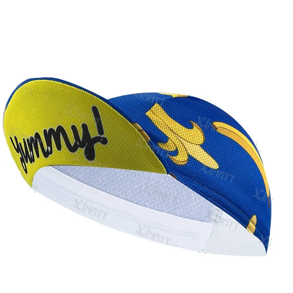 Cartoon Zombie Cat Banana Polyester Bicycle Sports Cycling Caps Cool Quick Dry Breathable Absorb Sweat Bike Balaclava
