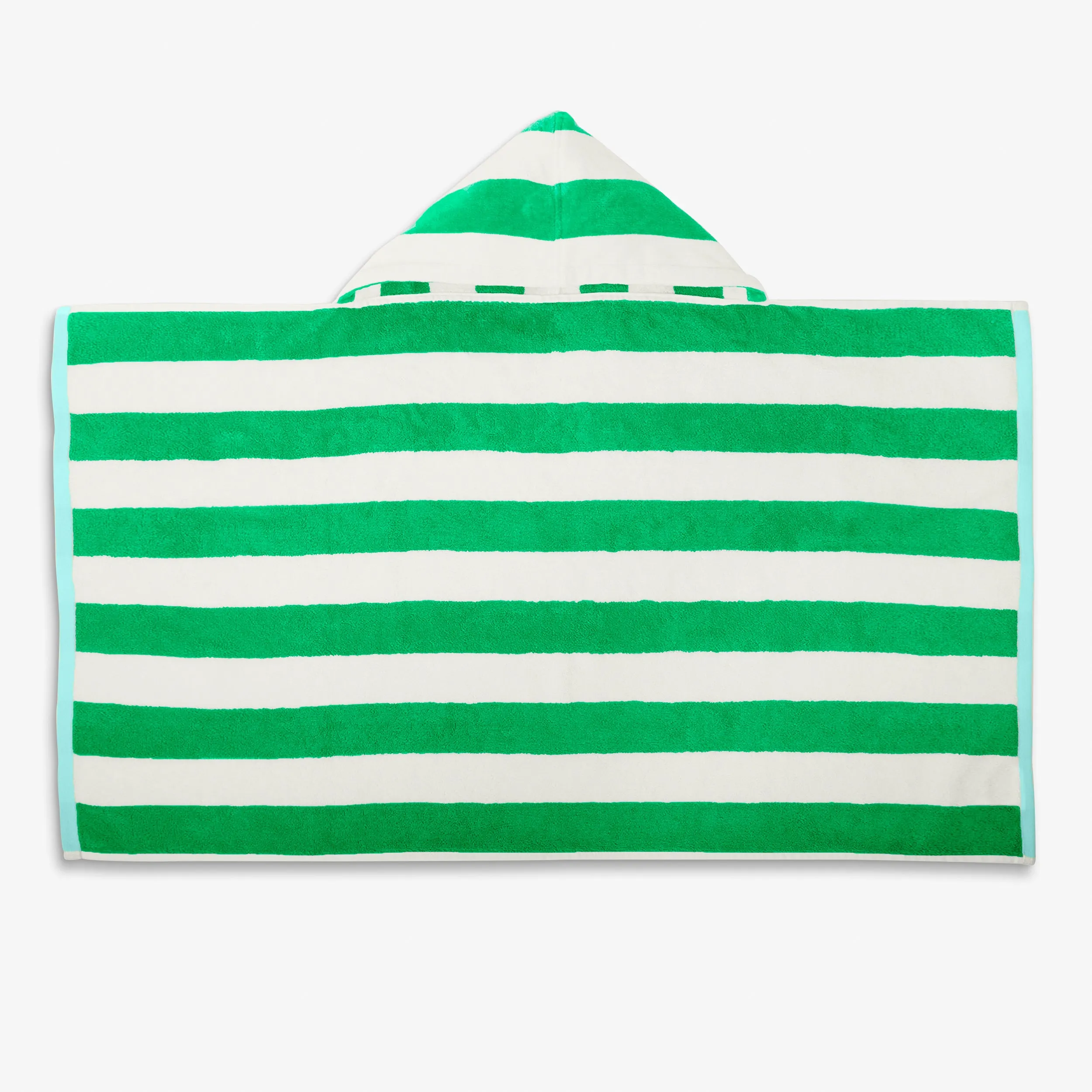 Hoodie towel in stripe