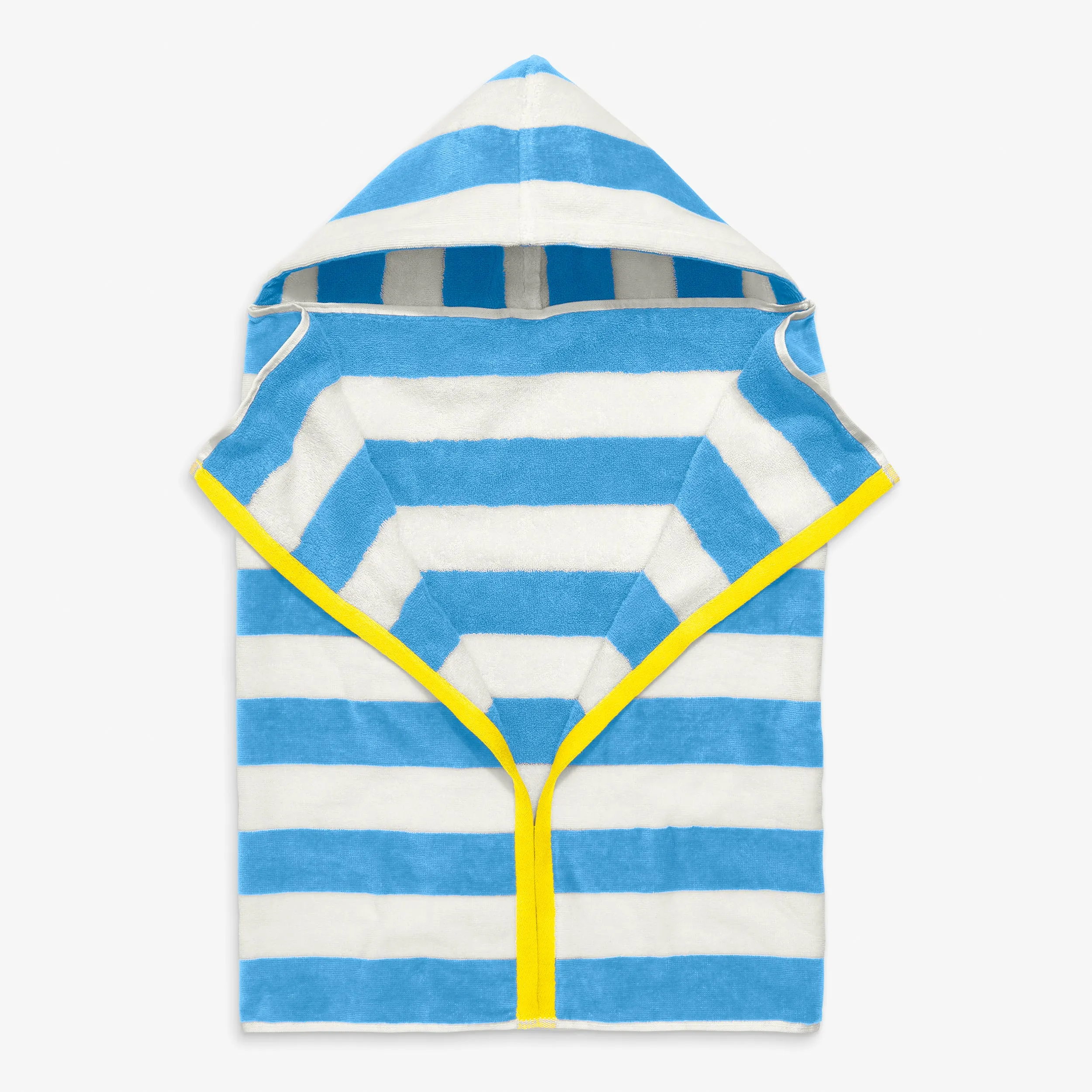 Hoodie towel in stripe