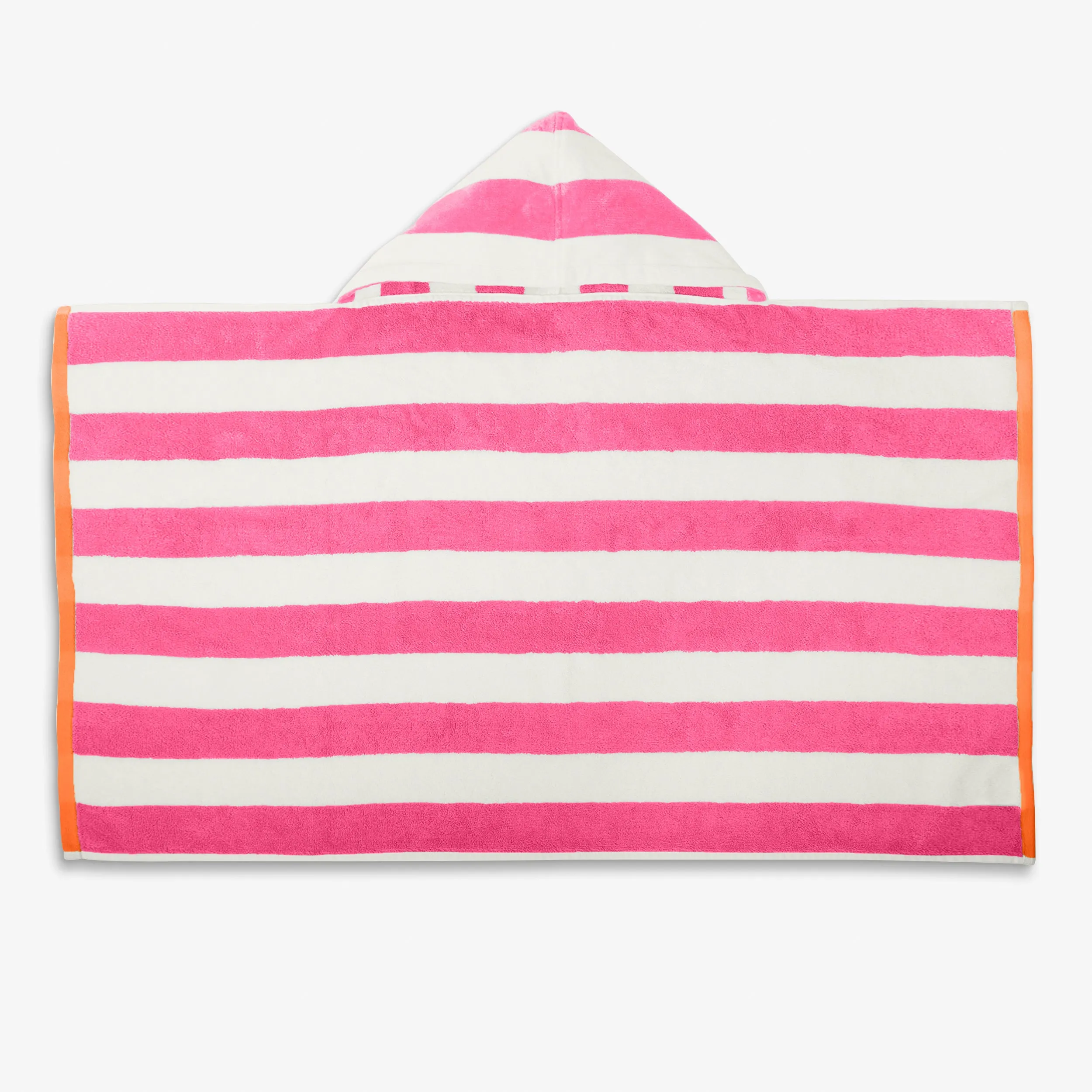 Hoodie towel in stripe