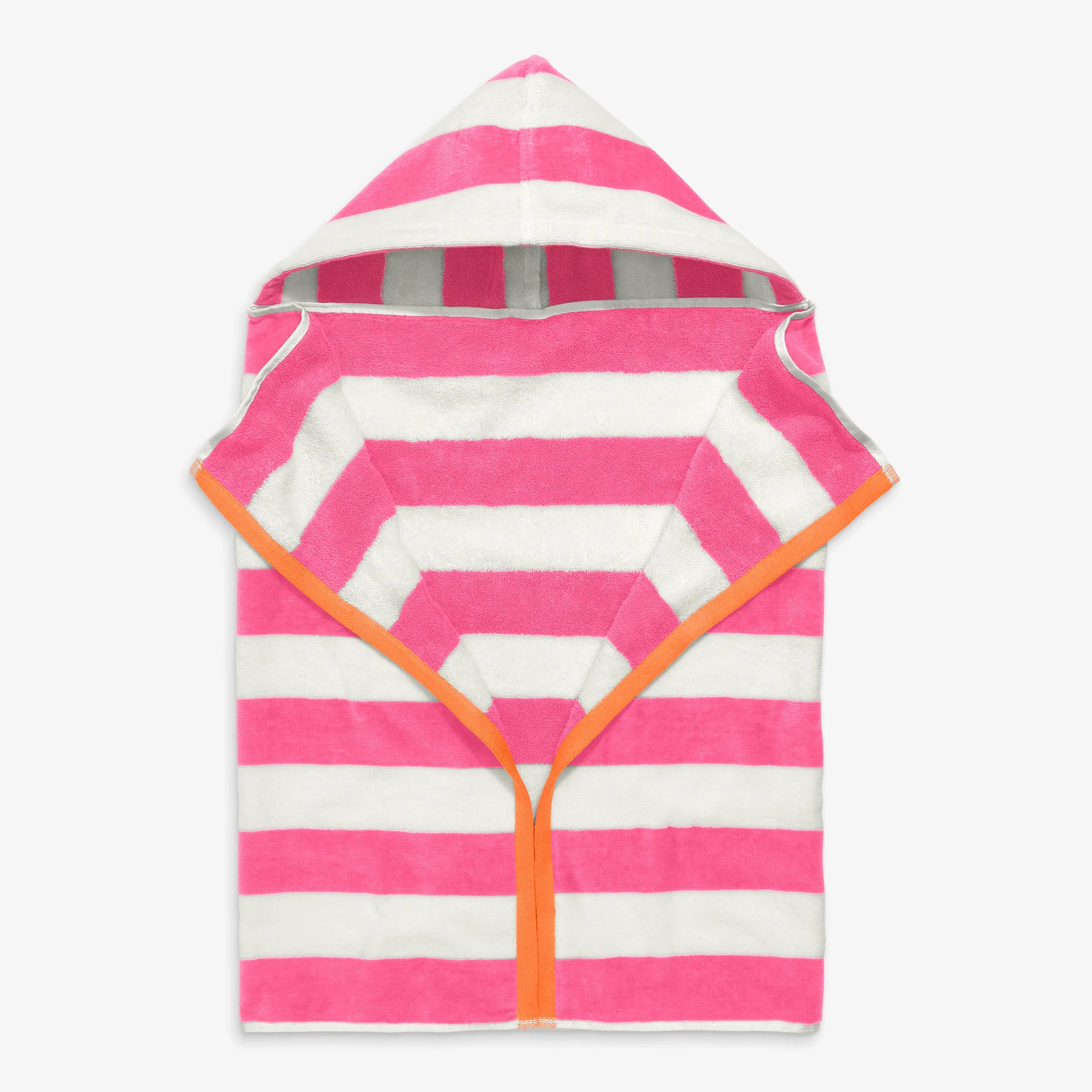 Hoodie towel in stripe