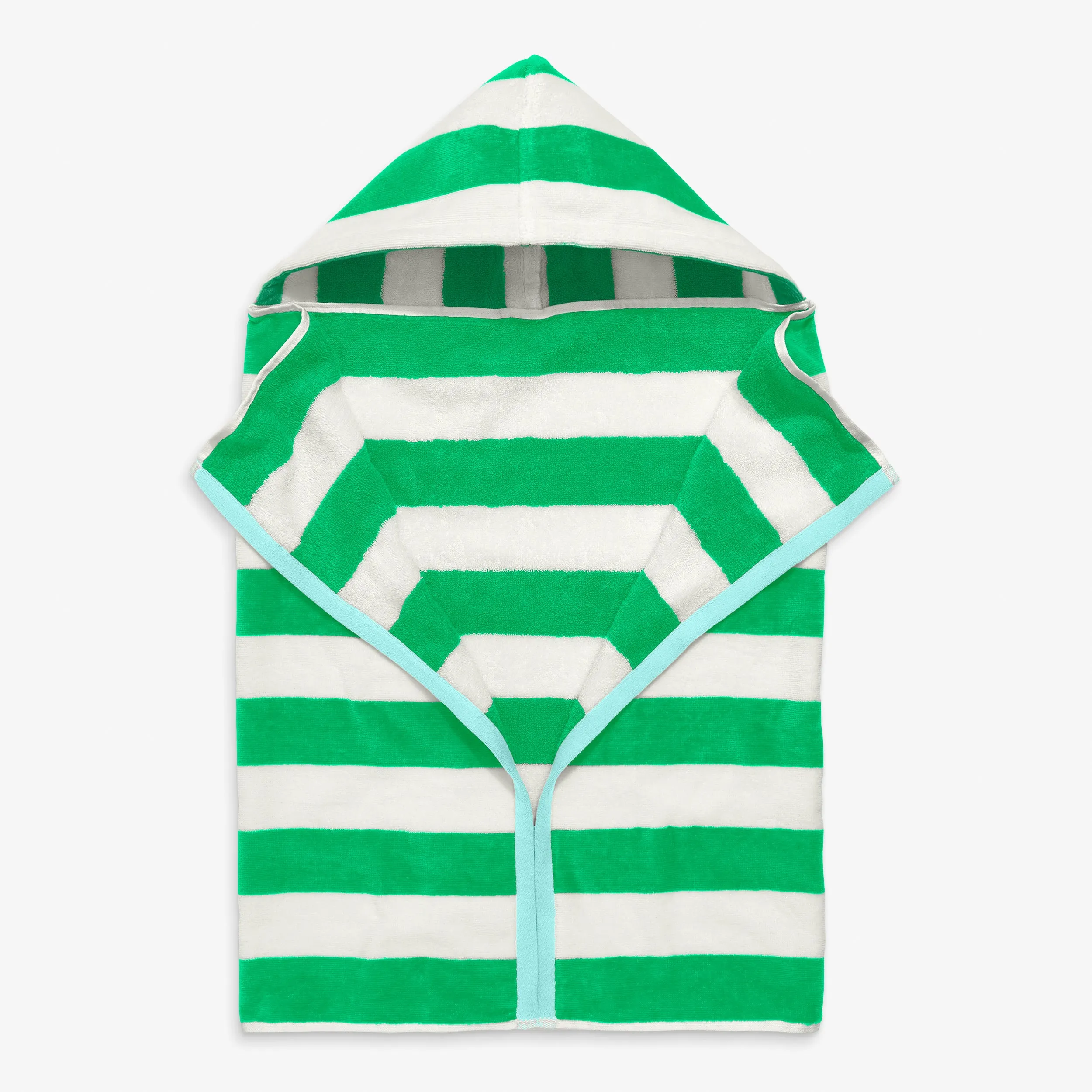 Hoodie towel in stripe