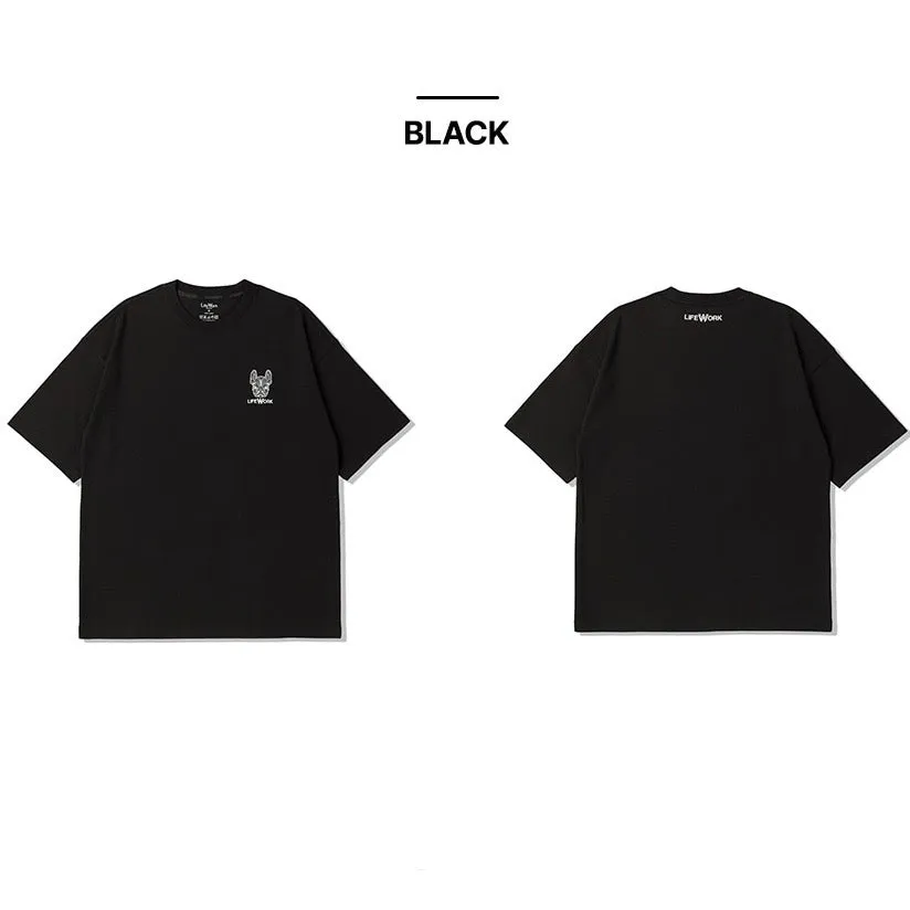 LifeWork 2PACK Basic Black And White Tee (With Pouch)