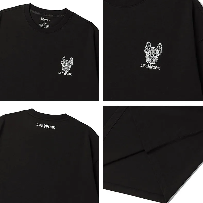 LifeWork 2PACK Basic Black And White Tee (With Pouch)