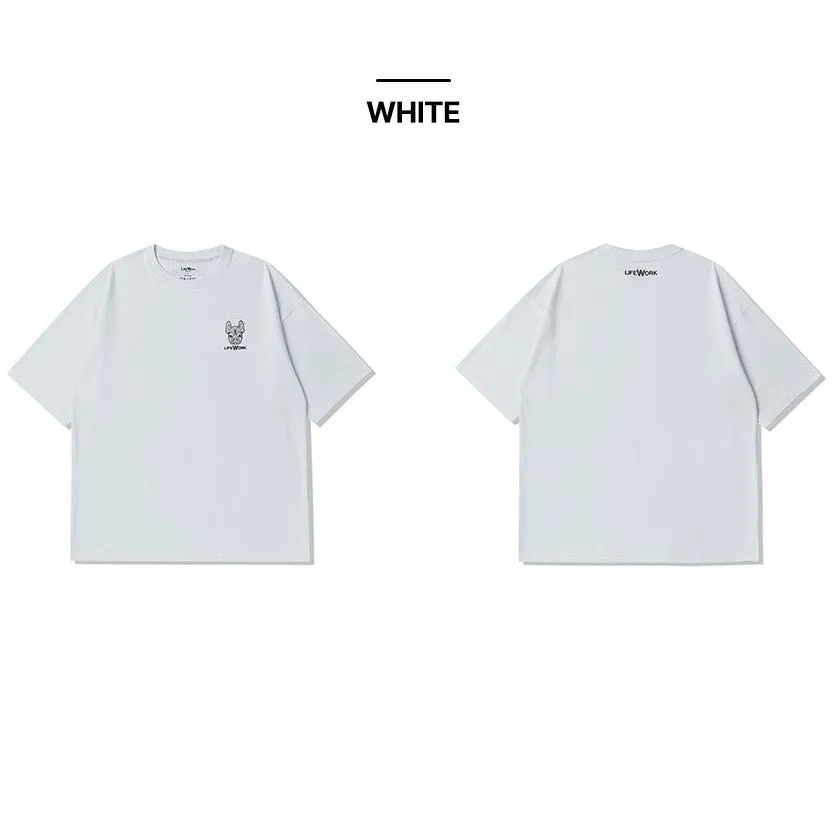 LifeWork 2PACK Basic Black And White Tee (With Pouch)