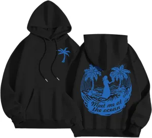 Oversized Sweatshirt for Women Oversized Pullover for Women Hoodies for Women Letter Print Hoodies Long Sleeved