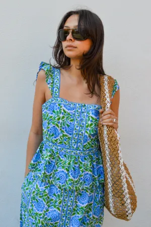 Pink City Prints Freya Peacock Border Top