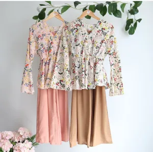 Printed Peplum Top - Nawal