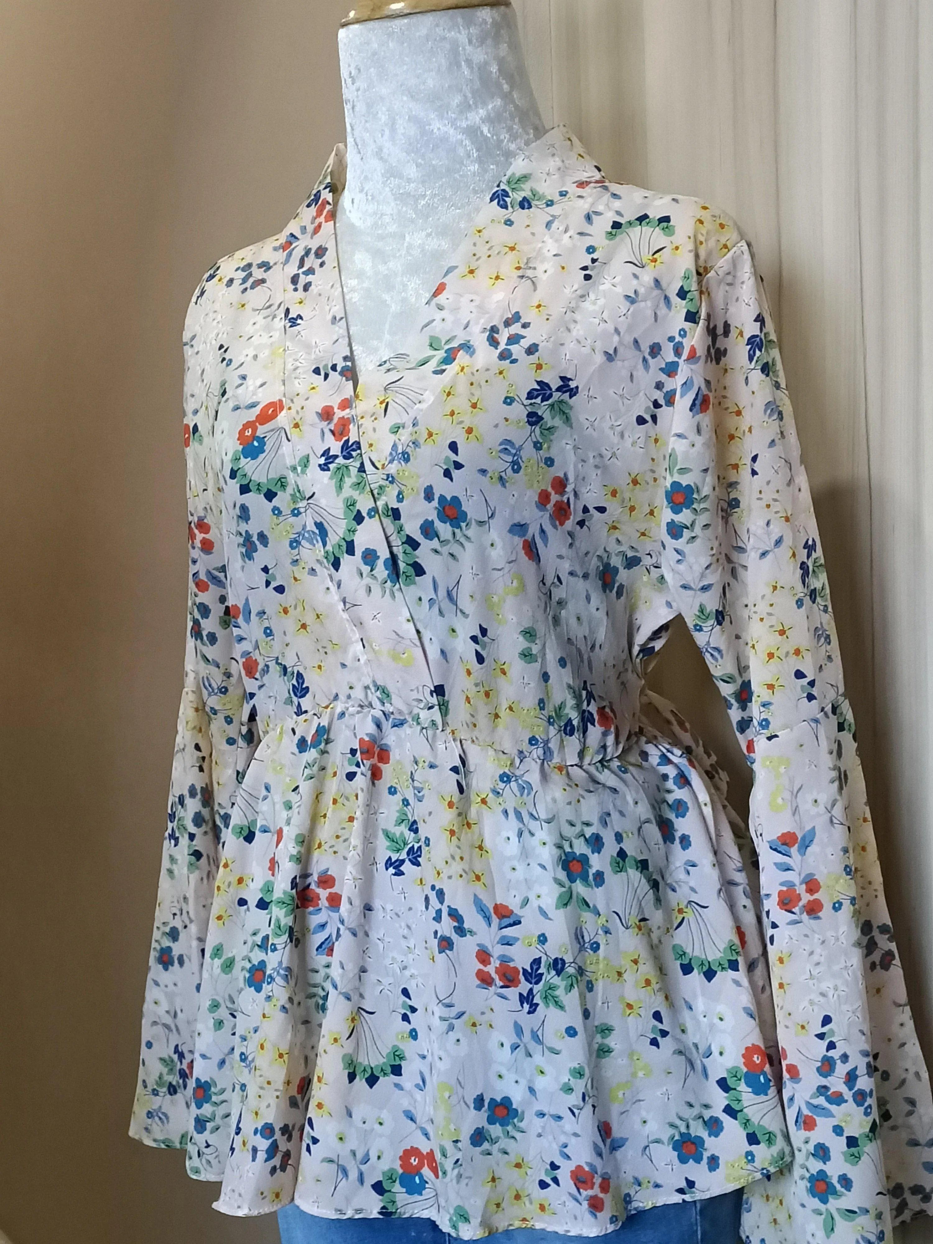 Printed Peplum Top - Nawal